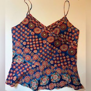 Marc Jacobs Floral Print Sleeveless Top Size 8